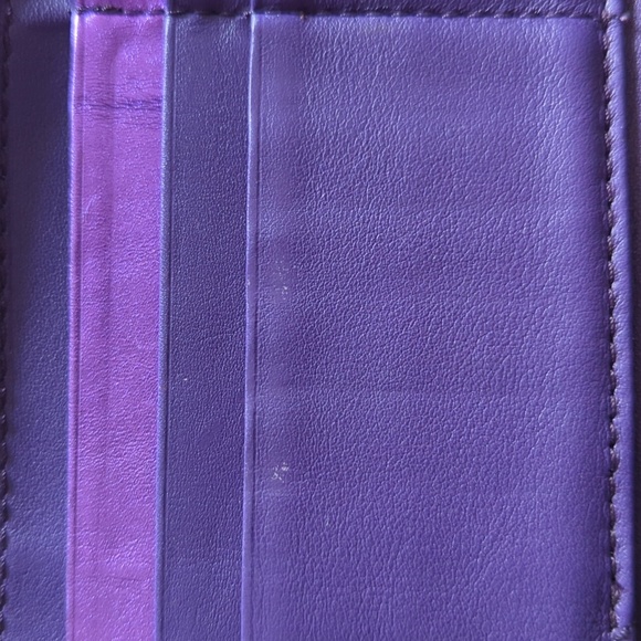 Brown and Purple Cloth Wallet - Picture 9 of 9